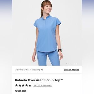 Figs Rafaela scrub top in xxs. Oversized fit.